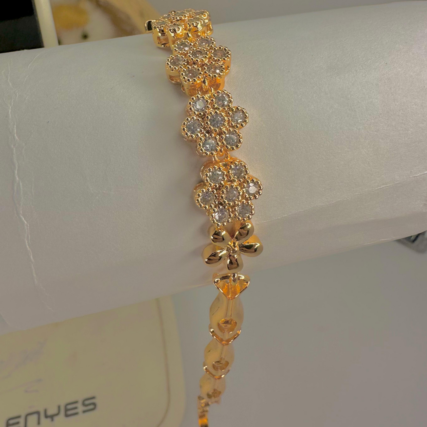 Gold-Colored Plated Chain Bracelet