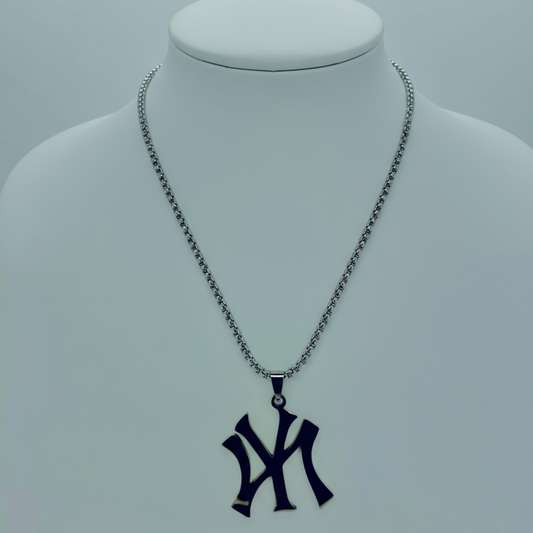 NY Logo Pendant Necklace