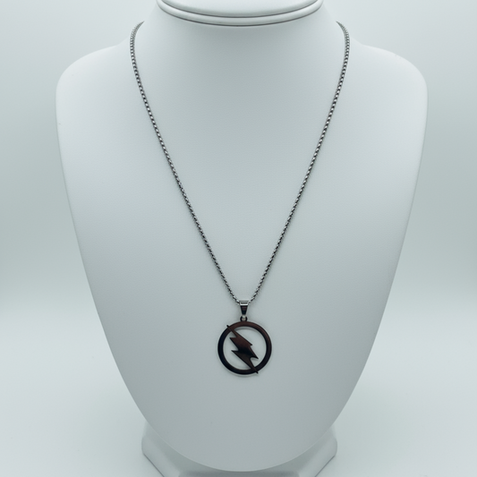 Lightning Bolt Pendant Necklace