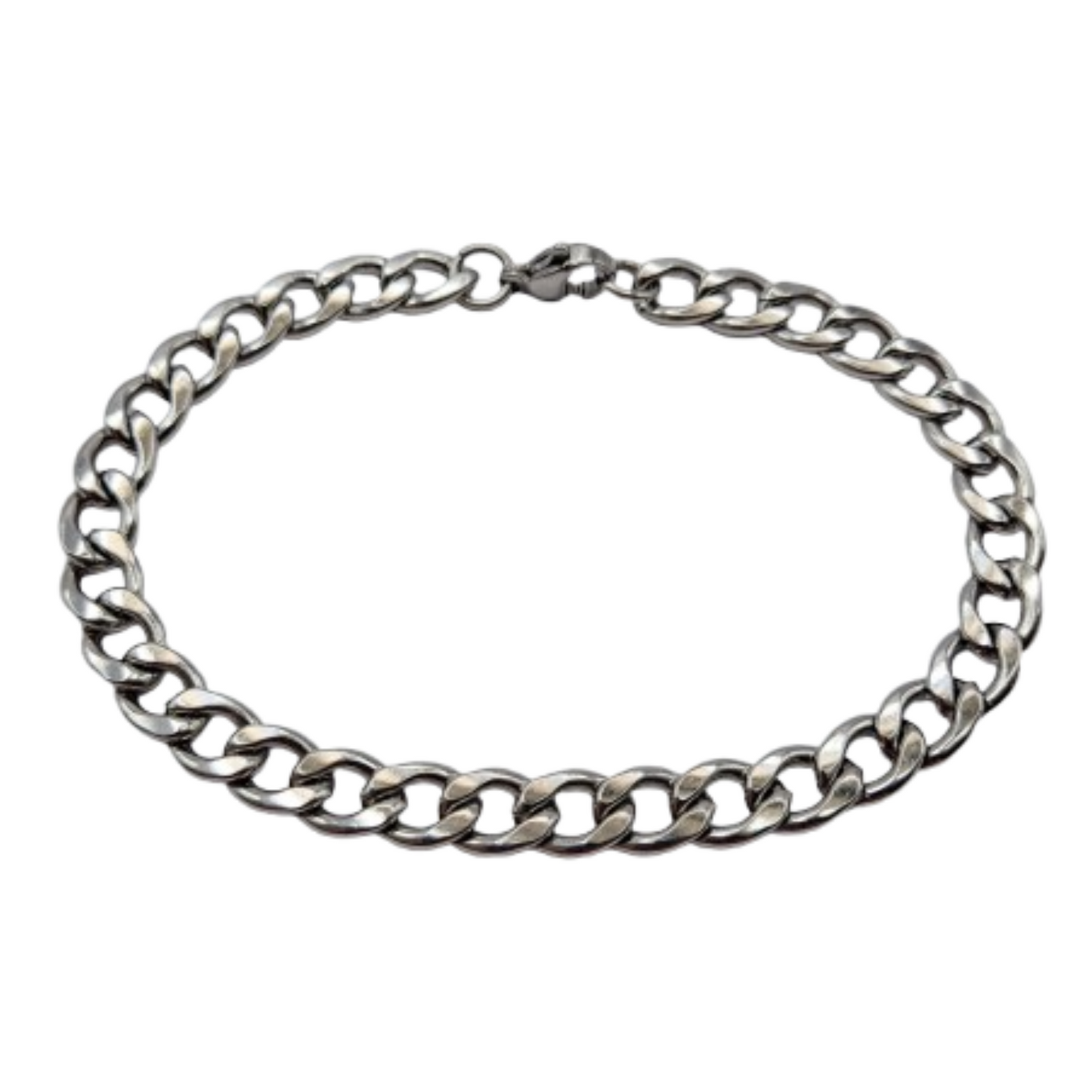 Men’s Silver Curb Chain Bracelet